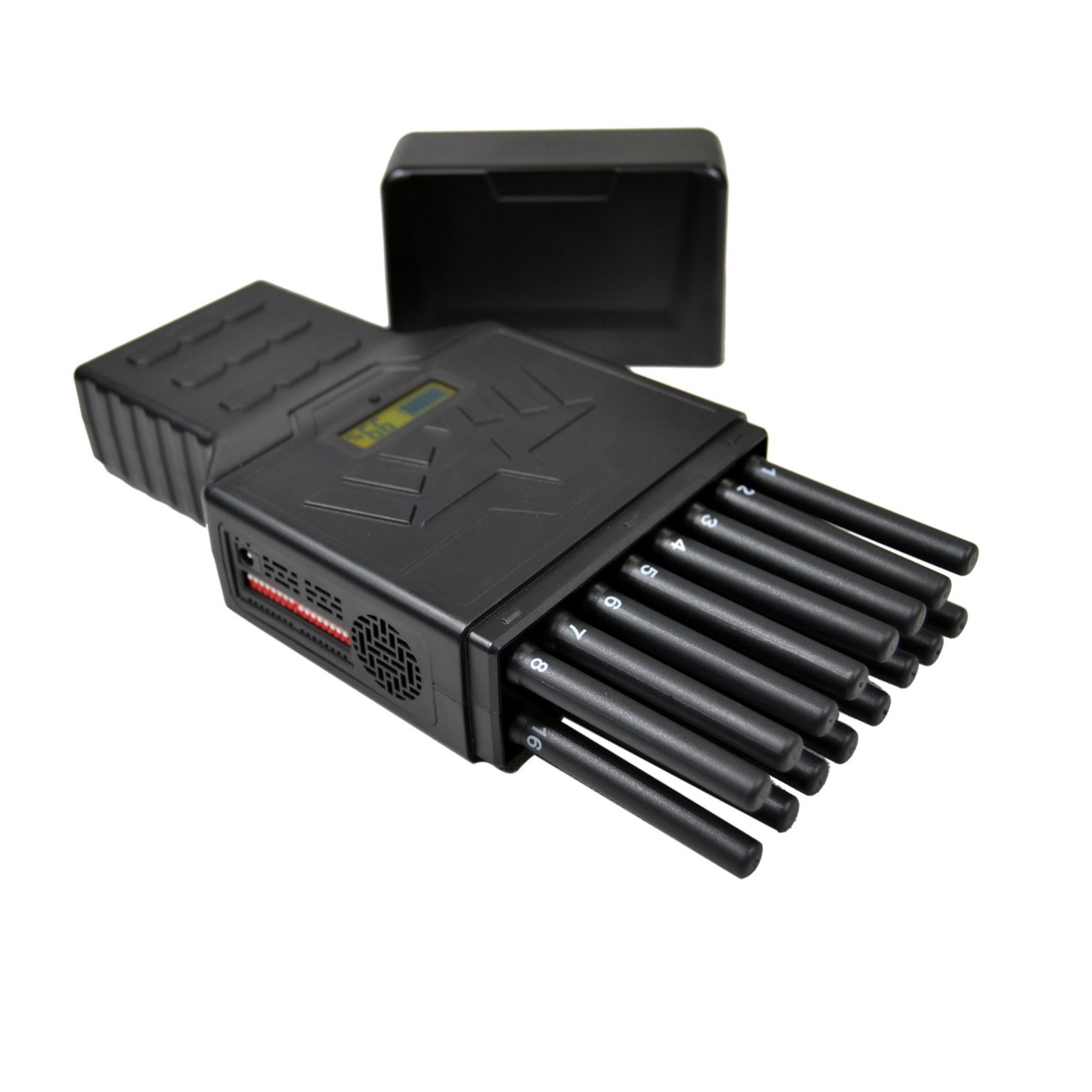 Handheld Muti-functional Hidden 16 Antennas 5G Jammer Cell Phone WiFi GPS UHF VHF RC All In One Signal Blocker