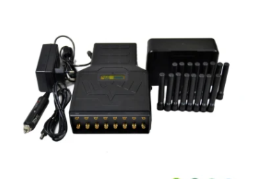 16 Antennas 2G 3G 4G Cell Phone Signal Jammer GPS GSM WiFi 5.2g 5.8g Lojack Jammer with Built-in Battery 5