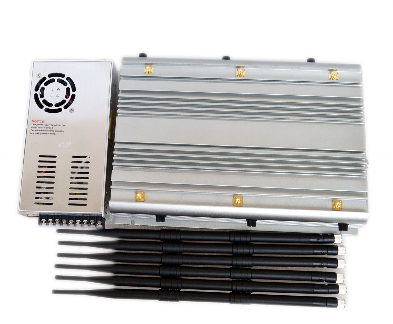 High Power 70W Adjustable Desktop 2G 3G 4G Phone Jammer Up to 100 Meters 5