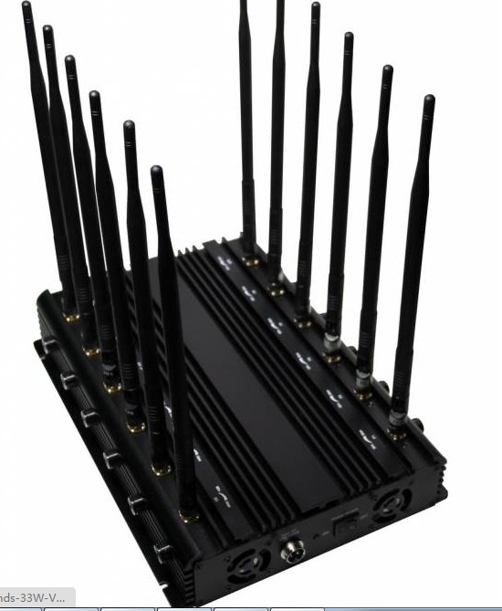 12 Antennas Desktop 5G/4G/3G/2G Mobile Phone 3.5G 3.7G Signal jammer 2.4G 5G WiFi Blocker 2