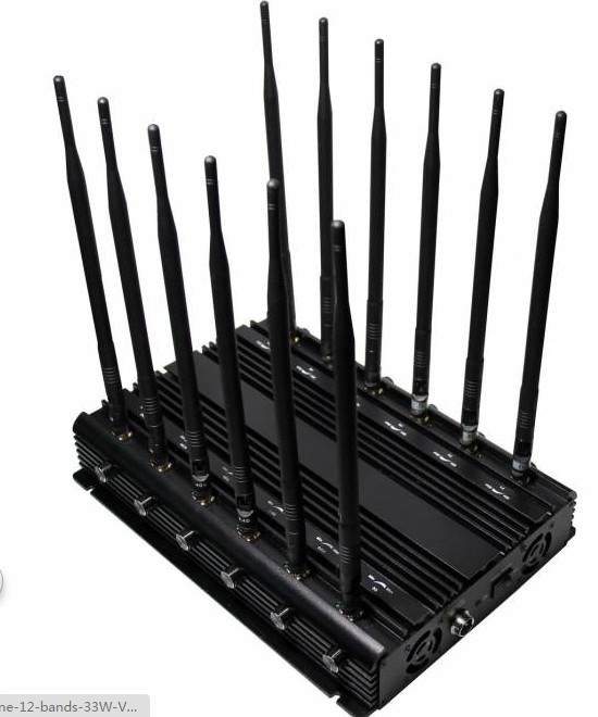 12 Antennas Desktop 5G/4G/3G/2G Mobile Phone 3.5G 3.7G Signal jammer 2.4G 5G WiFi Blocker 4