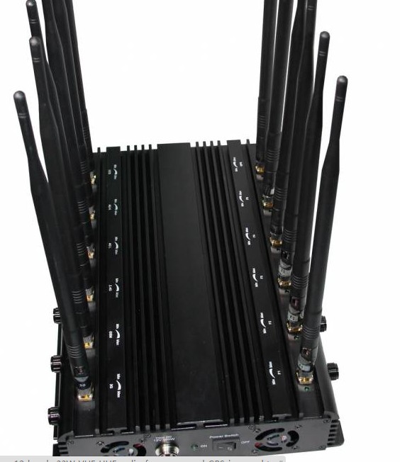 12 Antennas Desktop 5G/4G/3G/2G Mobile Phone 3.5G 3.7G Signal jammer 2.4G 5G WiFi Blocker 5