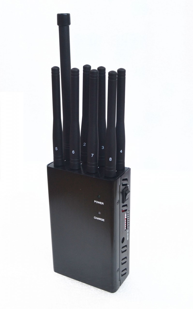 8 Bands GPS Jammer GSM 2G 3G 4G Cellphone Lojack WiFi Blocker 2