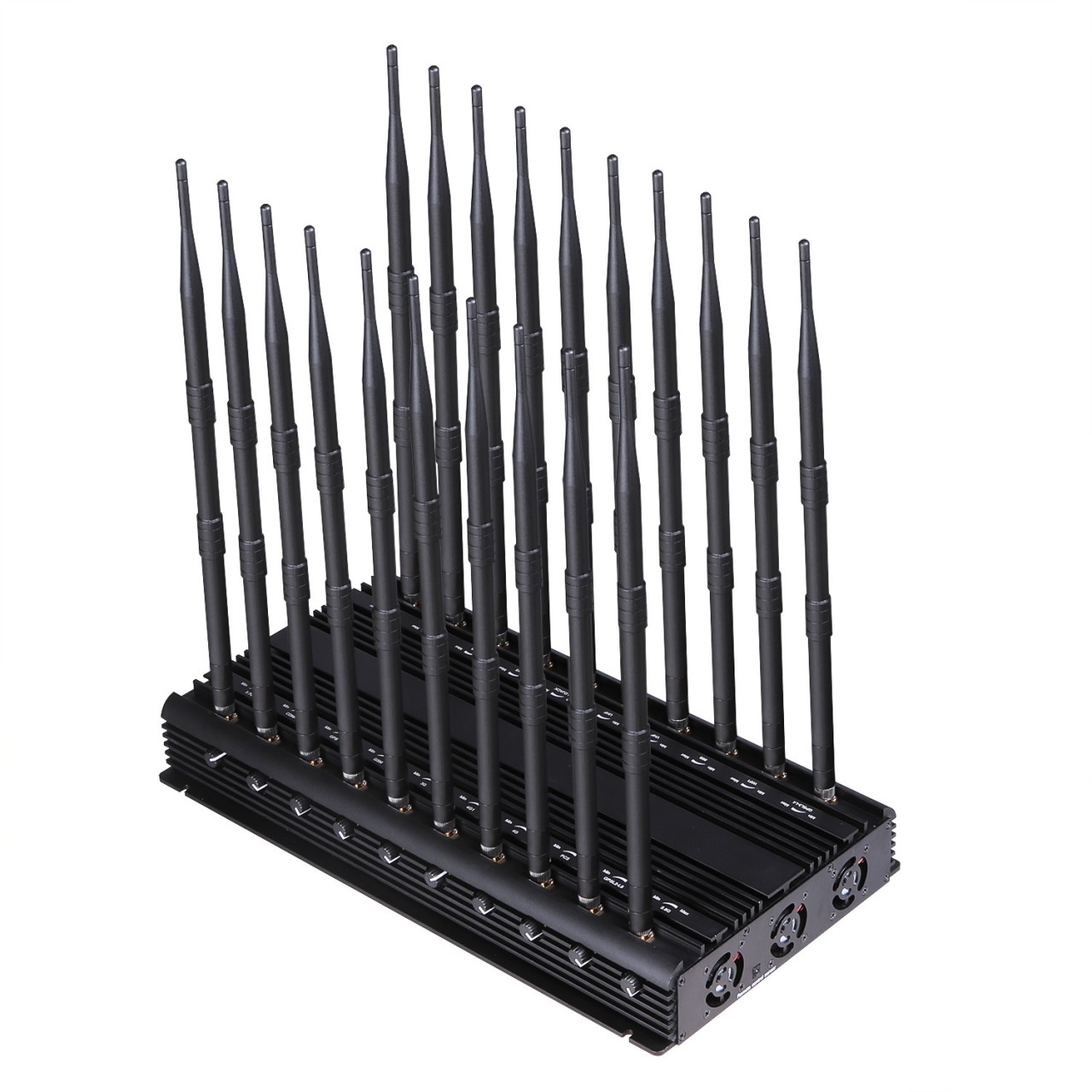 20 Antennas All-in-one Cell Phone 5G Jammer WiFi GPS UHF VHF RF Remote Control Signal Blocker 2
