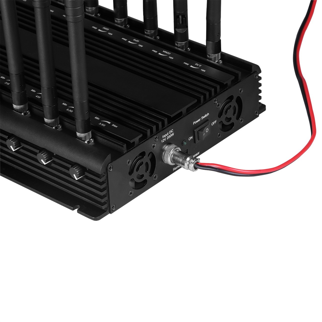 20 Antennas All-in-one Cell Phone 5G Jammer WiFi GPS UHF VHF RF Remote Control Signal Blocker 4