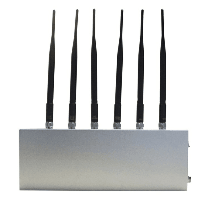 6 Antenna WI-Fi & GPS &Cell phone Jammer for World Wide Usage 2