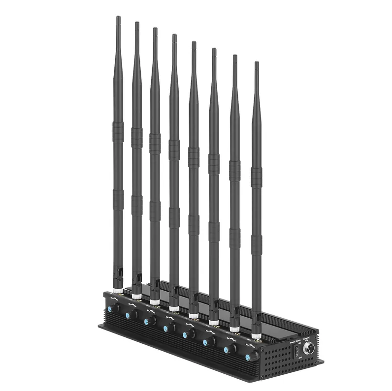 8 Antennas Desktop 2G 3G 4G 5G Cell Phone Signal Jammer Mobile Phone 3.5G 3.7G Blocker 1