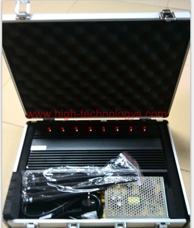 Powerful 16W WiFi Bluetooth 3G 4G GPS LoJack Signal Blocker 4