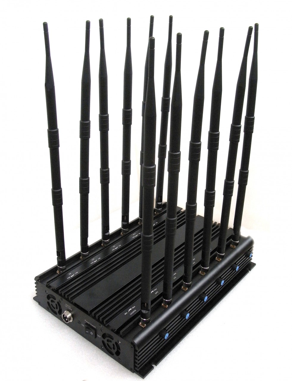 Adjustable 12 Antennas GPS VHF UHF LoJack 3G 4G WiFi All Bands Signal Blocker 2