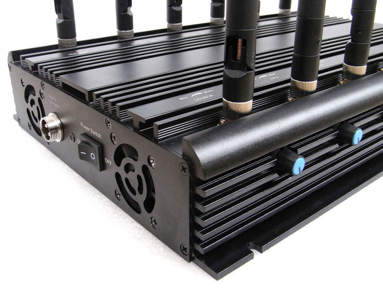 Adjustable 12 Antennas GPS VHF UHF LoJack 3G 4G WiFi All Bands Signal Blocker 4