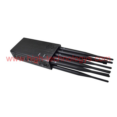 Portable 10 Antennas Mobile Phone Signal Jammer GPS Wi-Fi LOJACK Signal Blocker 4