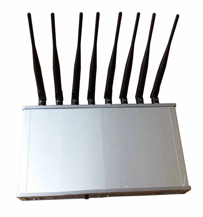 Desktop 8 Band Mobile Phone 2G 3G 4G GPS WiFi Jammer 2