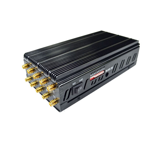 10 Antennas Portable Mobile Phone Wi-Fi Signal Jammer LOJACK GPS Blocker with 7Watt Jamming up to 20m 3