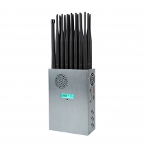 24W High Power Handheld 5G Jammer Portable Cellphone Signal Blocker With 24 Antennas