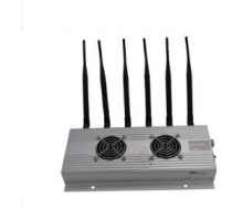 6 bands desktop 310MHz, 330MHz, 390MHz and 418MHz Jammer 315/433/868MHz Blocker