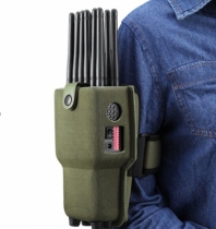 12 Antennas Handheld Mobile Phone Jammer 4G LOJACK GPS WIFI RC Jammer