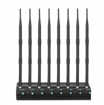 Desktop 8 Antennas Adjustable Mobile Phone 5G (3.5G 3.7G) Jammer 2G 3G 4G 5G Blocker