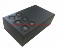 Hidden wireless microphone jammer Metal Recorder Audio Signal Jammer with Suitcase