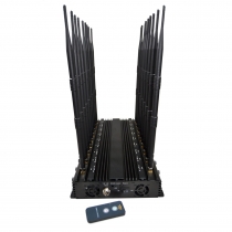 Adjustable All-in-one Desktop Cell Phone 2G/3G/4G Walkie Talkie Jammer GPS L1L2L3L4L5 Lojack 2.4G WiFi Blocker with Remote Control