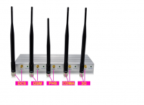 5 Antenna Cell Phone Jammer (3G, GSM, CDMA, DCS) Mobile Phone Blocker