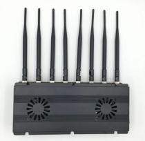 Desktop 8 Antenna Cell Phone Jammer GSM 3G 4G GPS WiFi LOJACK Blocker