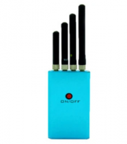 Portable 4 Antennas Cellphone Signal Jammer Blocker