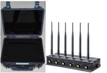 6 bands 2G 3G 4G Cellphone WiFi Jammer Cellular Signal Jammer with Handbag 