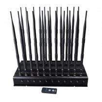 Desktop 22 antenna mobile phone 5g jammer Wi-Fi GPS LOJACK RC Blocker