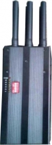 Handheld Selectable 2G 3G Mobile Jammer GPS LoJack Blocker with High Capacity Battery