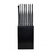 Portable 16 Band mobile phone 5G/4G/3G/2G&WiFi2.4G/5G Blocker GPSL1L2L5 VHF RC433 315 LOJACK Signal Jammer with protective cover 