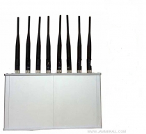 Desktop 8 Band Mobile Phone 2G 3G 4G GPS WiFi Jammer