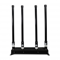 Adjustable 4 Antennas 30W Drone WIFI Remote Control Signal Jammer up to 100m