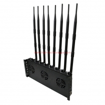 High Power 18W Adjustable WiFi 3G 4G Mobile Phone UHF VHF Signal Blocker
