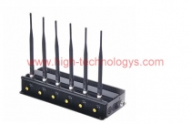 Adjustable Desktop 6 Bands Cellphone WIFI Blocker Device