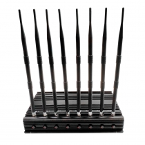 Indoor Adjustable Desktop 8 Antenna mobile phone 2G 3G 4G 5G and WiFi signal jammer